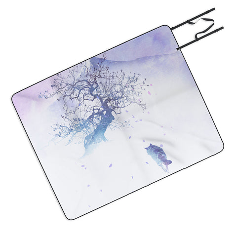 Robert Farkas Long way to fuji Picnic Blanket