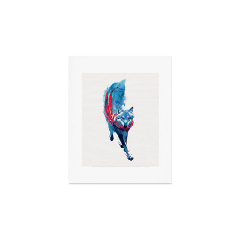 Robert Farkas Lupus lupus Art Print