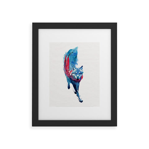 Robert Farkas Lupus lupus Framed Art Print