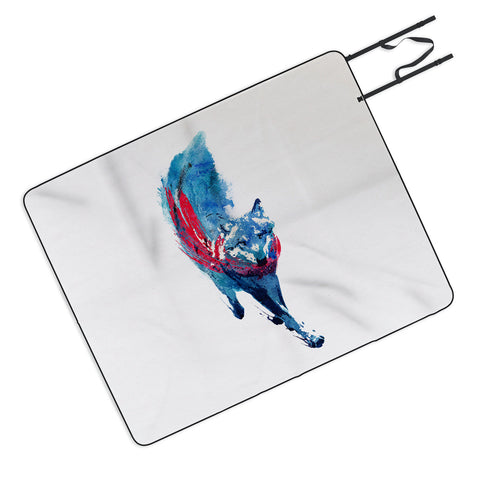Robert Farkas Lupus lupus Picnic Blanket