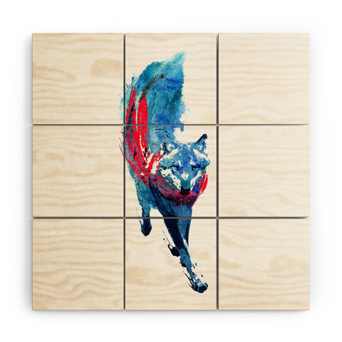 Robert Farkas Lupus lupus Wood Wall Mural