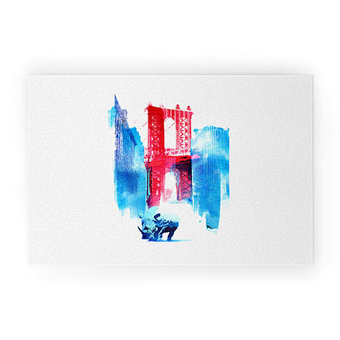 Robert Farkas Manhattan Bridge Welcome Mat