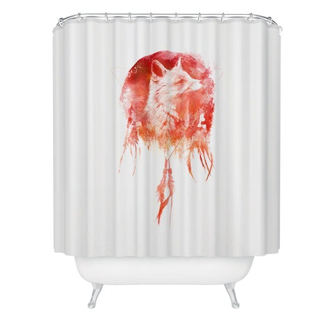 Robert Farkas Mars Shower Curtain