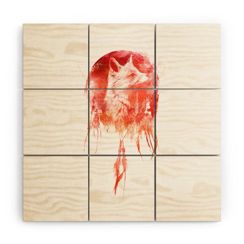 Robert Farkas Mars Wood Wall Mural