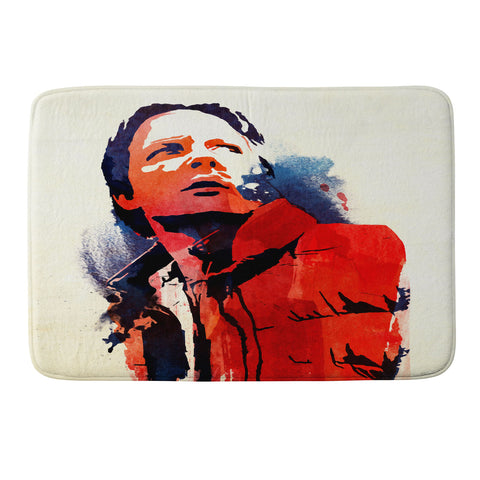 Robert Farkas Marty McFly Memory Foam Bath Mat