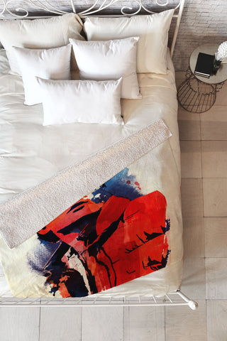 Robert Farkas Marty McFly Fleece Throw Blanket