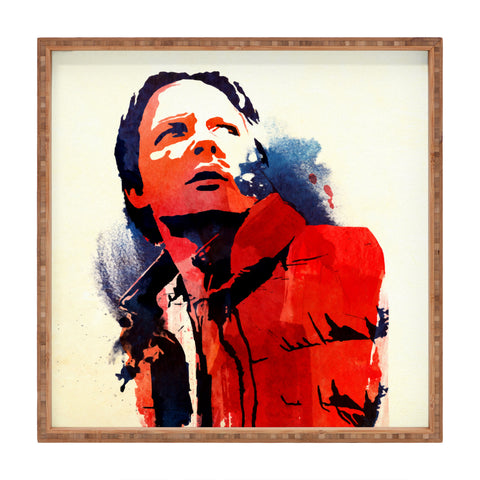 Robert Farkas Marty McFly Square Tray