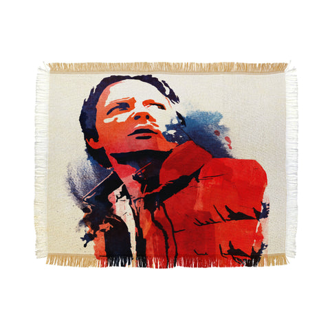 Robert Farkas Marty McFly Throw Blanket
