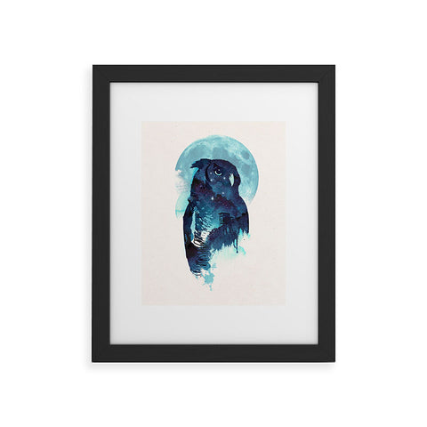 Robert Farkas Midnight Owl Framed Art Print