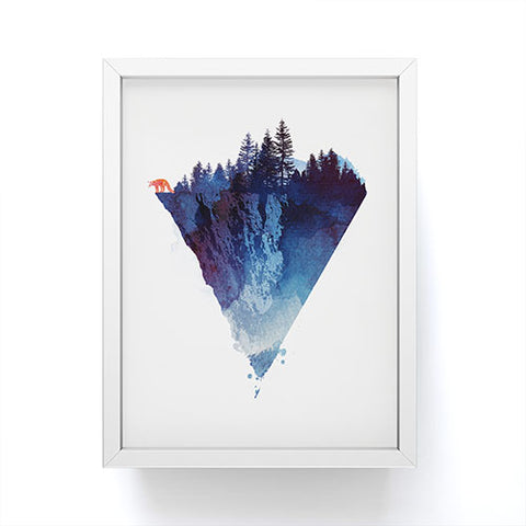 Robert Farkas Near to the edge Framed Mini Art Print