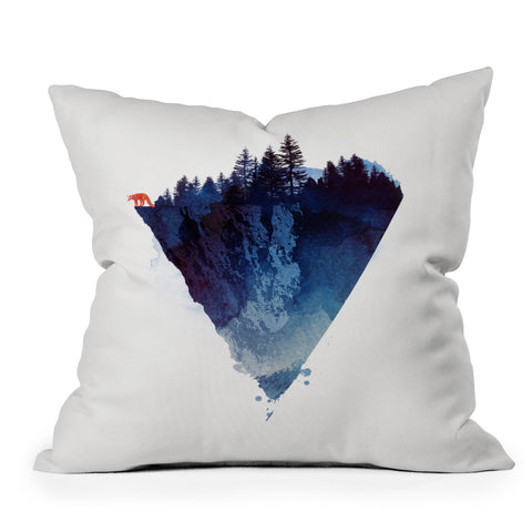 Robert Farkas Near to the edge Throw Pillow