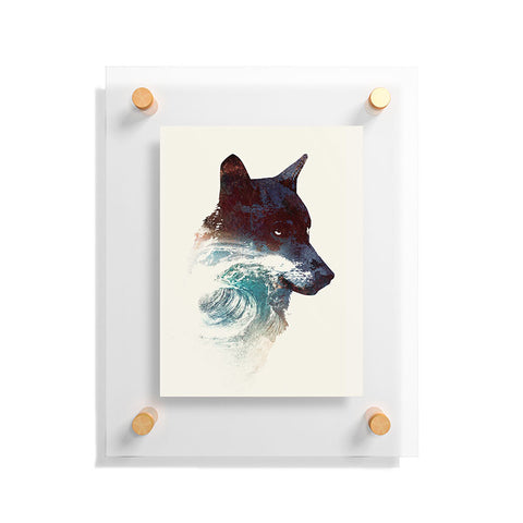 Robert Farkas NIGHT SWIM Floating Acrylic Print