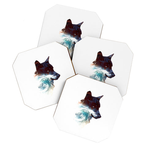 Robert Farkas NIGHT SWIM Coaster Set