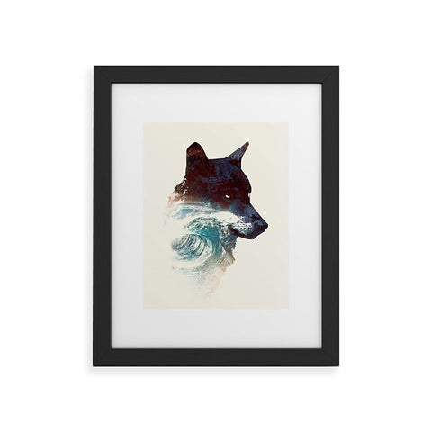 Robert Farkas NIGHT SWIM Framed Art Print