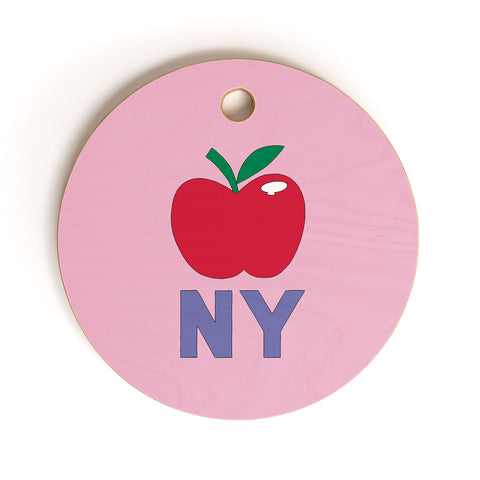 Robert Farkas NY apple Cutting Board Round