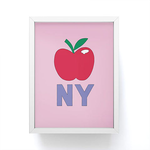 Robert Farkas NY apple Framed Mini Art Print