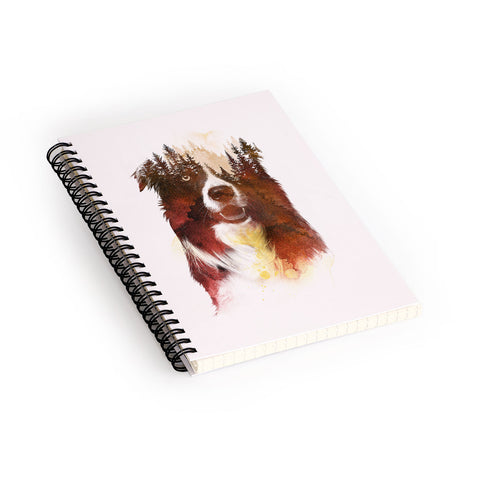 Robert Farkas One night in the forest Spiral Notebook