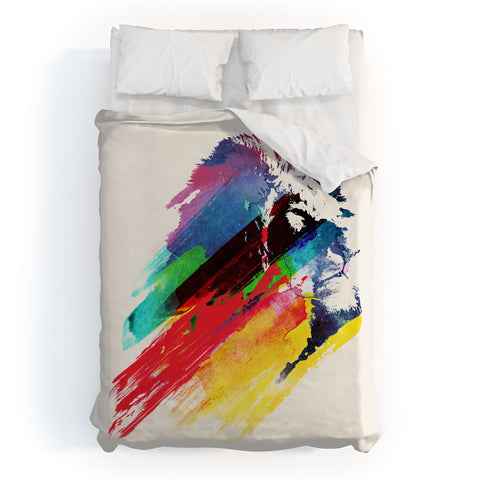 Robert Farkas Our Hero Duvet Cover