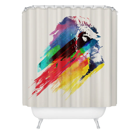 Robert Farkas Our Hero Shower Curtain