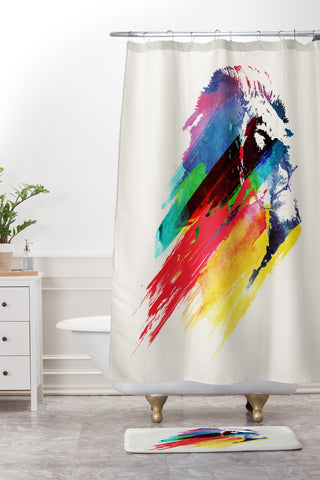 Robert Farkas Our Hero Shower Curtain And Mat
