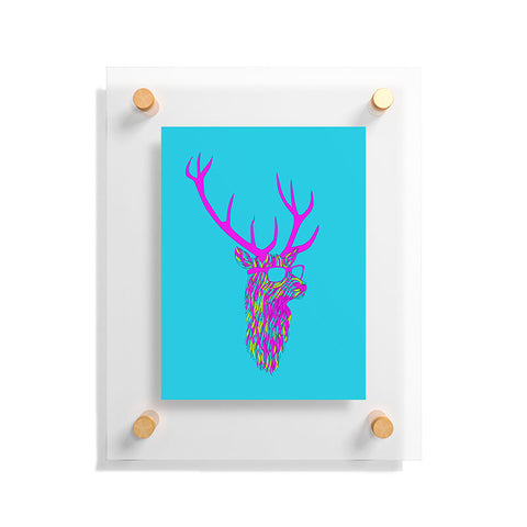 Robert Farkas Party Deer Floating Acrylic Print