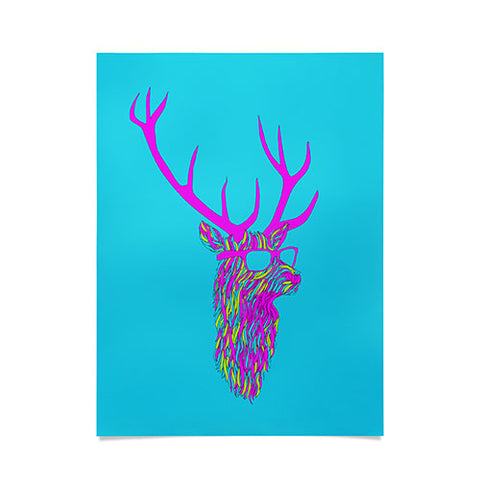 Robert Farkas Party Deer Poster