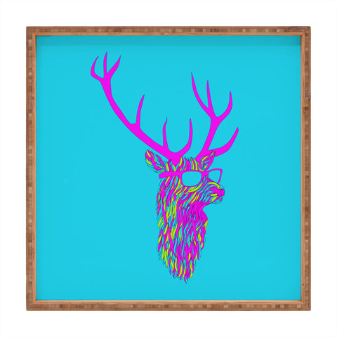 Robert Farkas Party Deer Square Tray