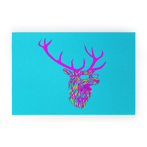 Robert Farkas Party Deer Welcome Mat