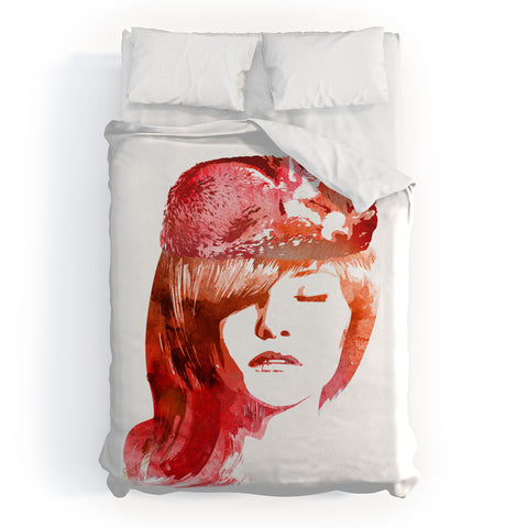 Robert Farkas Perfect Silence Duvet Cover