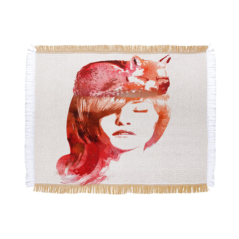 Robert Farkas Perfect Silence Throw Blanket