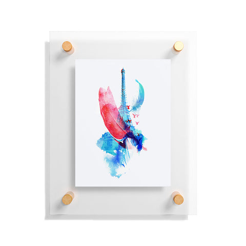 Robert Farkas Pigeons Of Paris Floating Acrylic Print