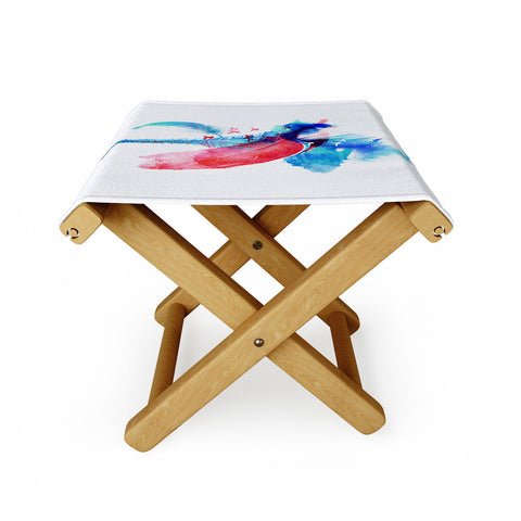 Robert Farkas Pigeons Of Paris Folding Stool