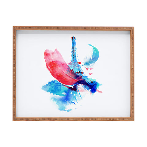 Robert Farkas Pigeons Of Paris Rectangular Tray