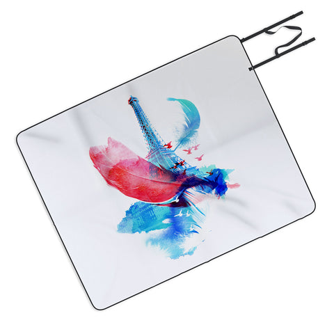 Robert Farkas Pigeons Of Paris Picnic Blanket