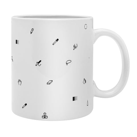 Robert Farkas Pixel Pattern Coffee Mug