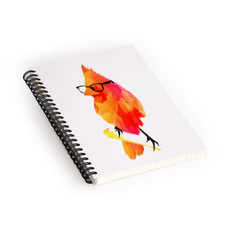 Robert Farkas Punk Bird Spiral Notebook