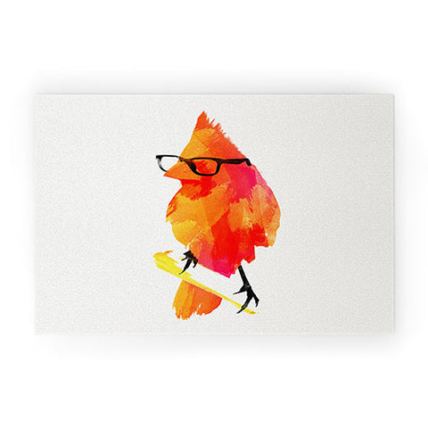 Robert Farkas Punk Bird Welcome Mat