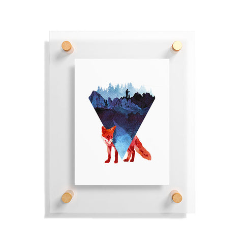 Robert Farkas Risky road Floating Acrylic Print
