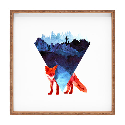 Robert Farkas Risky road Square Tray