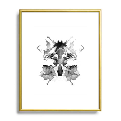 Robert Farkas Rorscach Metal Framed Art Print