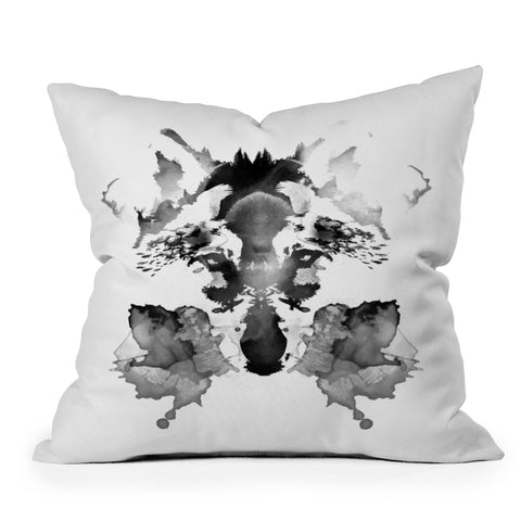 Robert Farkas Rorscach Outdoor Throw Pillow