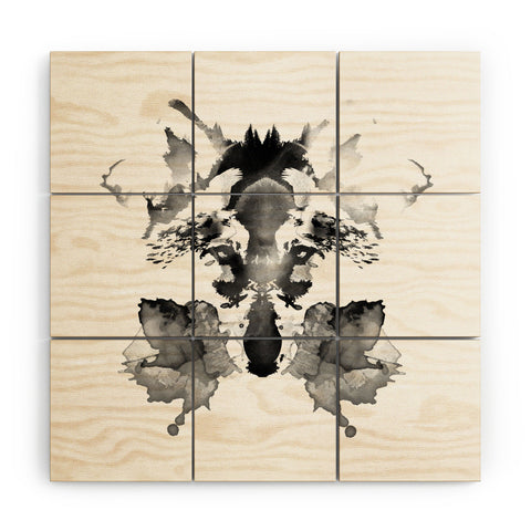 Robert Farkas Rorscach Wood Wall Mural
