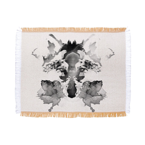 Robert Farkas Rorscach Throw Blanket