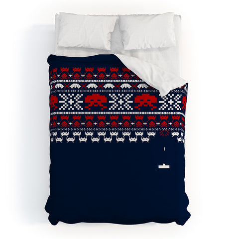 Robert Farkas Scandinavian Invaders Duvet Cover