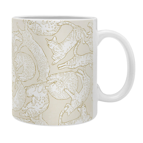 Robert Farkas Sleeping Cats Coffee Mug