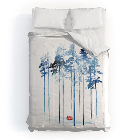 Robert Farkas Sleeping in the woods Comforter