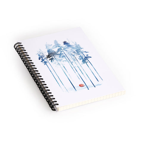 Robert Farkas Sleeping in the woods Spiral Notebook