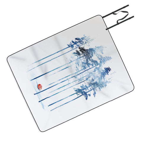 Robert Farkas Sleeping in the woods Picnic Blanket