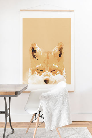 Robert Farkas Smiling fox Art Print And Hanger