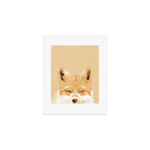 Robert Farkas Smiling fox Art Print